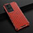 Silicone Transparent Frame Case Cover 360 Degrees M01 for Vivo iQOO 8 Pro 5G Red