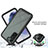 Silicone Transparent Frame Case Cover 360 Degrees M02 for Samsung Galaxy S21 FE 5G