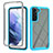 Silicone Transparent Frame Case Cover 360 Degrees M02 for Samsung Galaxy S21 FE 5G