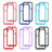 Silicone Transparent Frame Case Cover 360 Degrees M02 for Samsung Galaxy S21 FE 5G