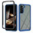 Silicone Transparent Frame Case Cover 360 Degrees M02 for Samsung Galaxy S24 5G