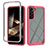 Silicone Transparent Frame Case Cover 360 Degrees M02 for Samsung Galaxy S24 5G