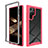 Silicone Transparent Frame Case Cover 360 Degrees M02 for Samsung Galaxy S24 Ultra 5G