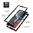 Silicone Transparent Frame Case Cover 360 Degrees M03 for Samsung Galaxy S24 Ultra 5G