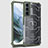 Silicone Transparent Frame Case Cover 360 Degrees M05 for Samsung Galaxy S21 FE 5G