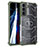 Silicone Transparent Frame Case Cover 360 Degrees M06 for Samsung Galaxy S21 FE 5G