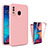 Silicone Transparent Frame Case Cover 360 Degrees MJ1 for Samsung Galaxy A20