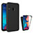 Silicone Transparent Frame Case Cover 360 Degrees MJ1 for Samsung Galaxy A20