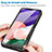 Silicone Transparent Frame Case Cover 360 Degrees MJ1 for Samsung Galaxy A22 4G