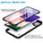 Silicone Transparent Frame Case Cover 360 Degrees MJ1 for Samsung Galaxy A22 4G