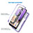 Silicone Transparent Frame Case Cover 360 Degrees MJ1 for Samsung Galaxy A32 4G