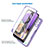 Silicone Transparent Frame Case Cover 360 Degrees MJ1 for Samsung Galaxy A32 5G