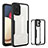 Silicone Transparent Frame Case Cover 360 Degrees MJ1 for Samsung Galaxy M02s