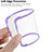 Silicone Transparent Frame Case Cover 360 Degrees MJ1 for Samsung Galaxy M32 5G