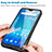 Silicone Transparent Frame Case Cover 360 Degrees MJ1 for Vivo V23 5G