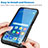 Silicone Transparent Frame Case Cover 360 Degrees MJ1 for Vivo Y20 (2021)