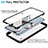 Silicone Transparent Frame Case Cover 360 Degrees MJ1 for Xiaomi Mi 12T 5G