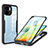 Silicone Transparent Frame Case Cover 360 Degrees MJ1 for Xiaomi Poco C50