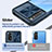 Silicone Transparent Frame Case Cover 360 Degrees QW1 for Xiaomi Redmi Note 11 4G (2022)