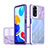 Silicone Transparent Frame Case Cover 360 Degrees QW1 for Xiaomi Redmi Note 11 4G (2022)