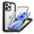 Silicone Transparent Frame Case Cover 360 Degrees with Mag-Safe Magnetic AC1 for Apple iPhone 13 Pro Max