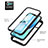 Silicone Transparent Frame Case Cover 360 Degrees YB1 for Apple iPhone 15