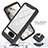 Silicone Transparent Frame Case Cover 360 Degrees YB1 for Google Pixel 8 5G