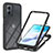 Silicone Transparent Frame Case Cover 360 Degrees YB1 for Motorola Moto G53 5G