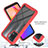 Silicone Transparent Frame Case Cover 360 Degrees YB1 for Oppo Reno5 Lite