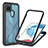 Silicone Transparent Frame Case Cover 360 Degrees YB1 for Realme C21Y