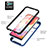 Silicone Transparent Frame Case Cover 360 Degrees YB1 for Samsung Galaxy A04 4G