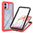 Silicone Transparent Frame Case Cover 360 Degrees YB1 for Samsung Galaxy M04