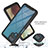 Silicone Transparent Frame Case Cover 360 Degrees YB1 for Samsung Galaxy M12