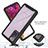 Silicone Transparent Frame Case Cover 360 Degrees YB1 for Samsung Galaxy S20 FE (2022) 5G