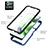 Silicone Transparent Frame Case Cover 360 Degrees YB1 for Xiaomi Redmi Note 12 5G
