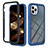 Silicone Transparent Frame Case Cover 360 Degrees YB2 for Apple iPhone 13 Pro