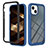 Silicone Transparent Frame Case Cover 360 Degrees YB2 for Apple iPhone 14 Plus