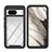 Silicone Transparent Frame Case Cover 360 Degrees YB2 for Google Pixel 8 5G