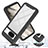 Silicone Transparent Frame Case Cover 360 Degrees YB2 for Google Pixel 8 5G