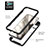 Silicone Transparent Frame Case Cover 360 Degrees YB2 for Google Pixel 8 5G