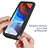 Silicone Transparent Frame Case Cover 360 Degrees YB2 for Motorola Moto E7 Power