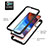 Silicone Transparent Frame Case Cover 360 Degrees YB2 for Motorola Moto E7 Power