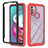 Silicone Transparent Frame Case Cover 360 Degrees YB2 for Motorola Moto G10 Power