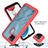 Silicone Transparent Frame Case Cover 360 Degrees YB2 for Realme C21Y