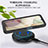 Silicone Transparent Frame Case Cover 360 Degrees YB2 for Samsung Galaxy A12 Nacho