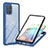 Silicone Transparent Frame Case Cover 360 Degrees YB2 for Samsung Galaxy A71 4G A715