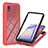 Silicone Transparent Frame Case Cover 360 Degrees YB2 for Samsung Galaxy M01 Core