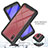 Silicone Transparent Frame Case Cover 360 Degrees YB2 for Samsung Galaxy M01 Core