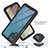 Silicone Transparent Frame Case Cover 360 Degrees YB2 for Samsung Galaxy M12