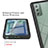 Silicone Transparent Frame Case Cover 360 Degrees YB2 for Samsung Galaxy Note 20 5G